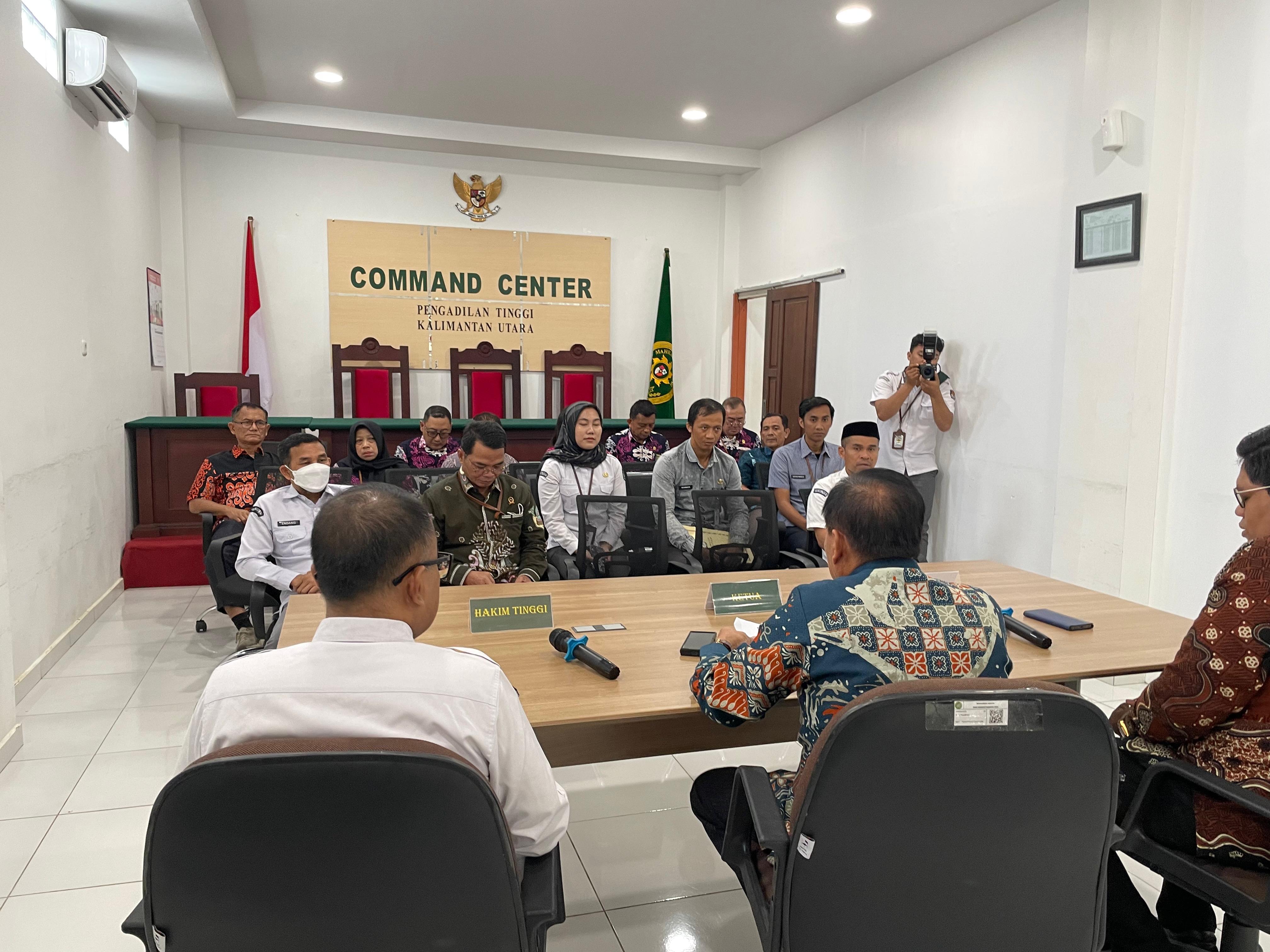 SILATURAHMI KOMISI PEMILIHAN UMUM PROVINSI KALIMANTAN UTARA KE PT KALTARA